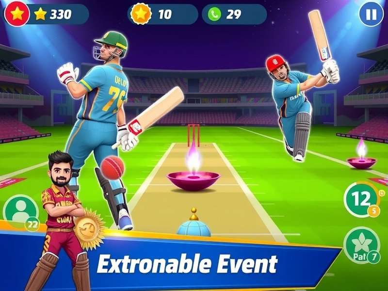Brilliant Cricket Stars Gameplay Screenshot